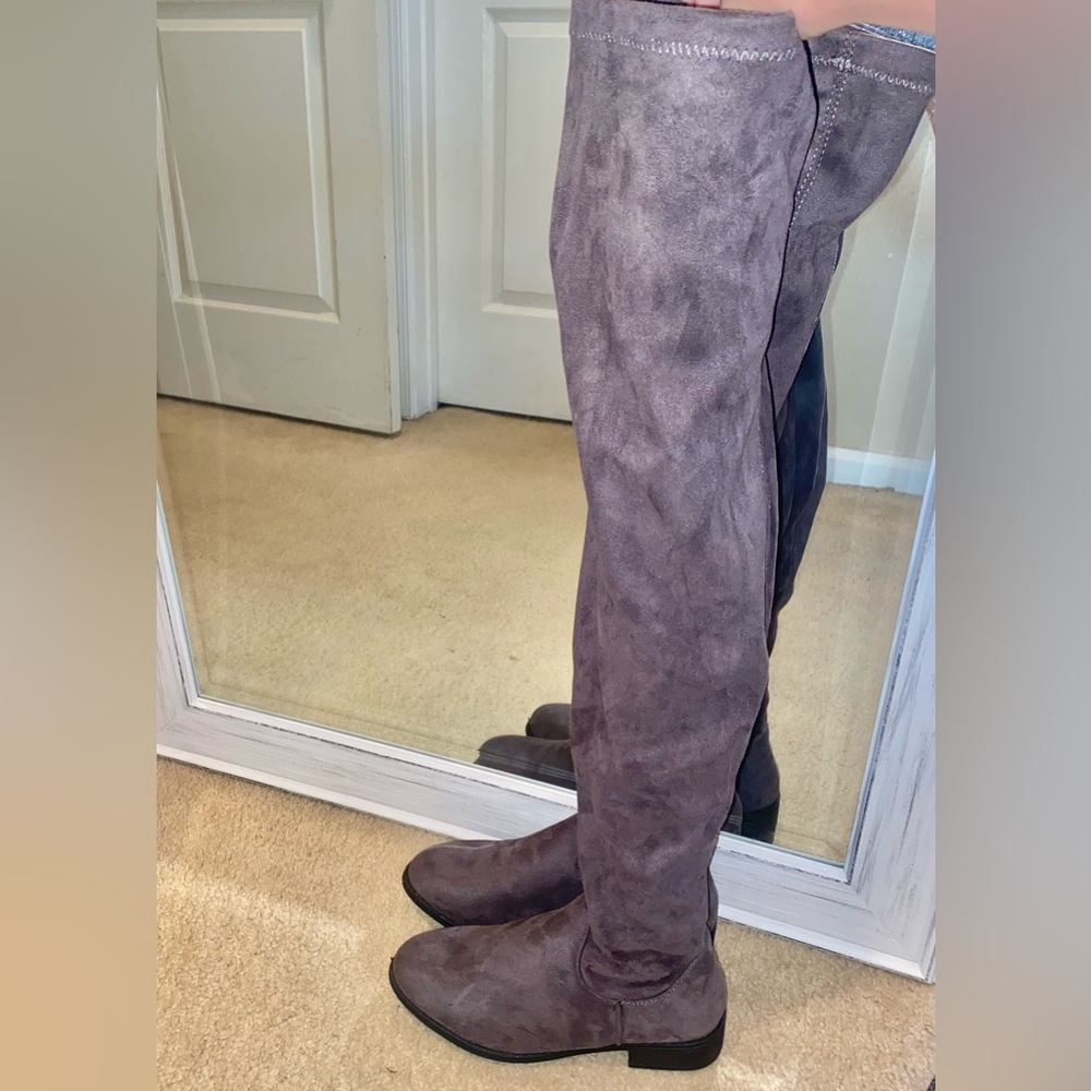 Never worn over the thigh boots